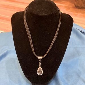 Silpada Crystal Drop Necklace